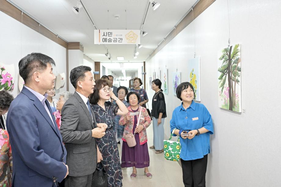 공주시의회 시민예술공간, 우성면·사곡면평생학습센터 작품 전시